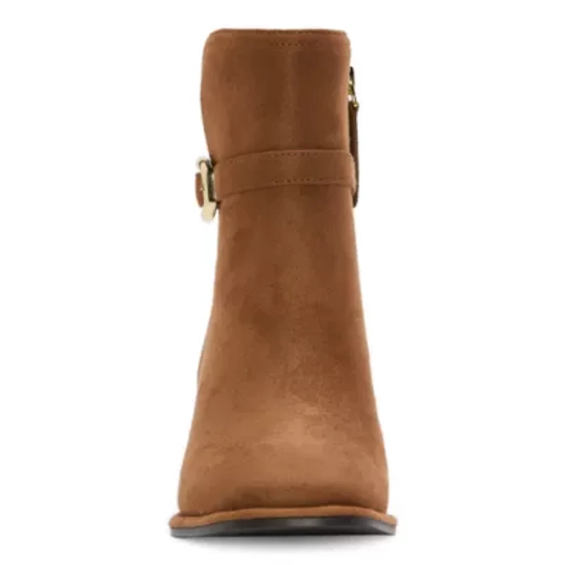 Liz Claiborne Womens Gillis Block Heel Dress Boots