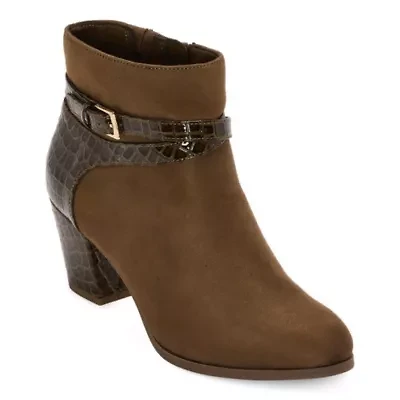 east 5th Womens Ulan Block Heel Booties