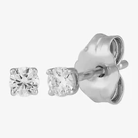 H-I, Si2 1/3 CT. T.W. Lab Grown White Diamond 10K White Gold 2.5mm Round Stud Earrings