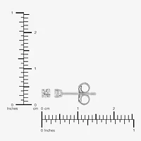H-I, Si2 1/3 CT. T.W. Lab Grown White Diamond 10K White Gold 2.5mm Round Stud Earrings