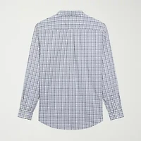 Dockers Stain Defender Mens Long Sleeve Regular Fit Button-Down Shirt