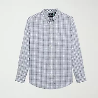 Dockers Stain Defender Mens Long Sleeve Regular Fit Button-Down Shirt