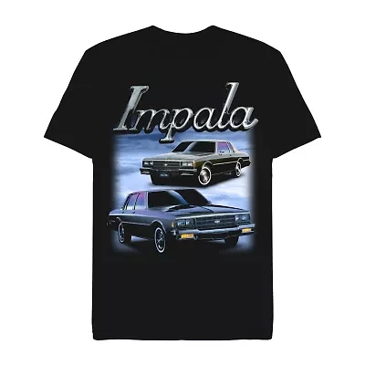 Mens Crew Neck Short Sleeve Regular Fit Graphic T-Shirt