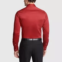Van Heusen Slim Ultra Flex Mens Fit Stretch Fabric Wrinkle Free Long Sleeve Dress Shirt