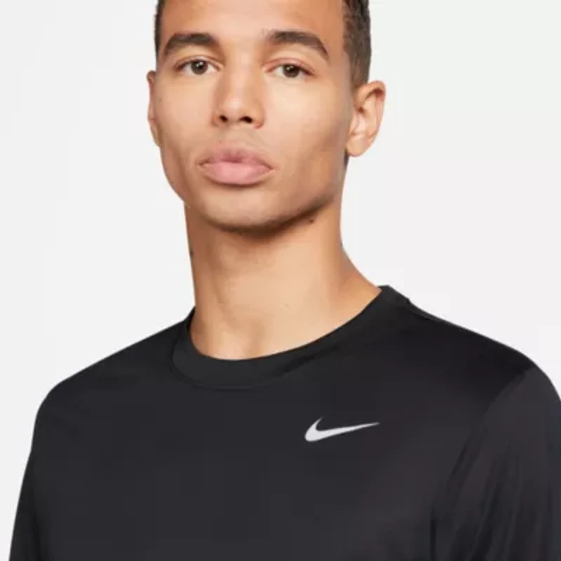 Nike Mens Crew Neck Long Sleeve Quick Dry Active T-Shirt