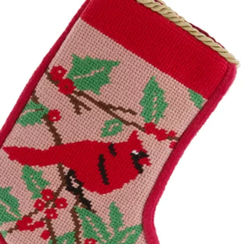 Martha Stewart Needlepoint Stocking Christmas Ornament