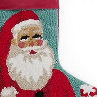 North Pole Trading Co. Santa Punch Christmas Stocking