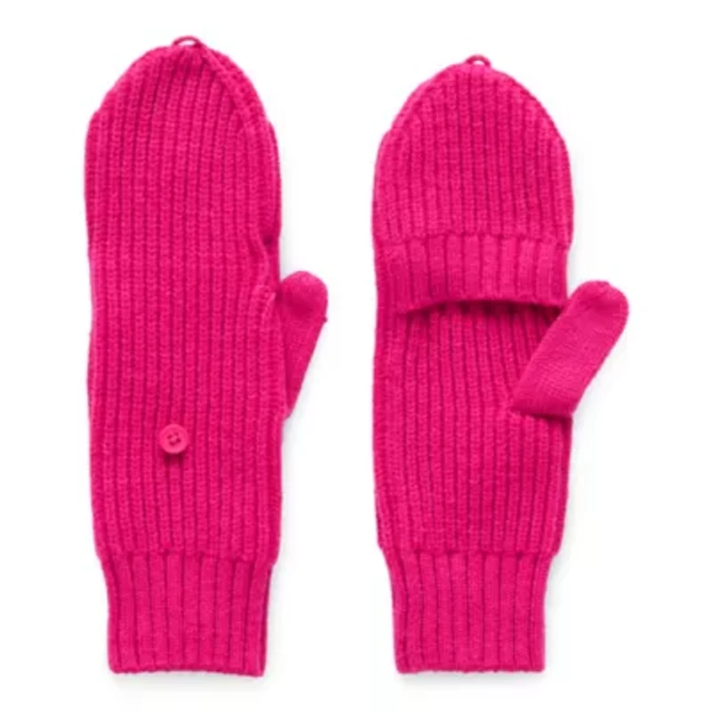 St. John's Bay Solid Pop Top Gloves