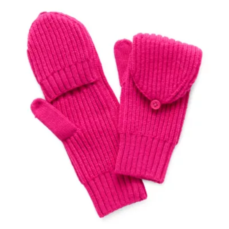 St. John's Bay Solid Pop Top Gloves