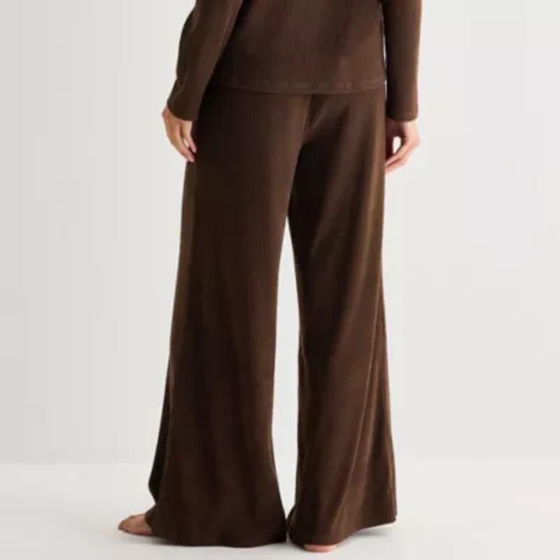 Ambrielle Womens Rib Pajama Pants