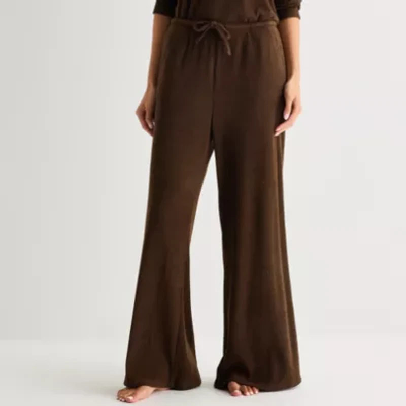 Ambrielle Womens Rib Pajama Pants