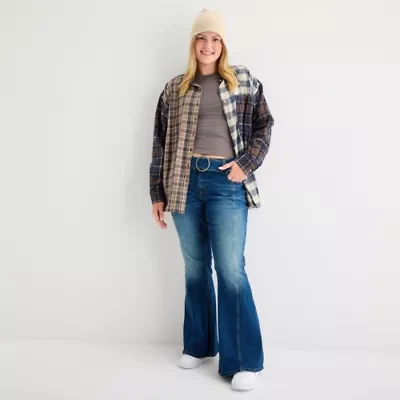 Arizona - Juniors Womens Low Rise Flare Leg Jean