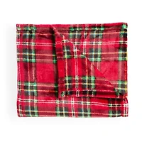 North Pole Trading Co. Holiday Velvet Plush Lightweight Throw