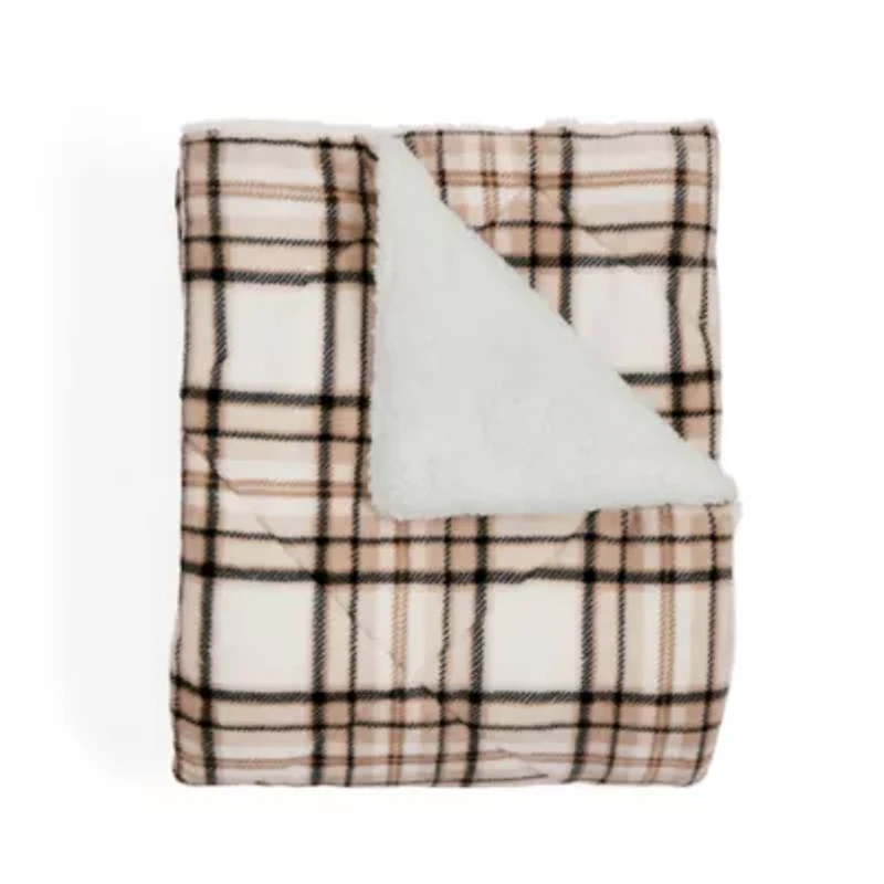 North Pole Trading Co. Mink To Sherpa Reversible Throw