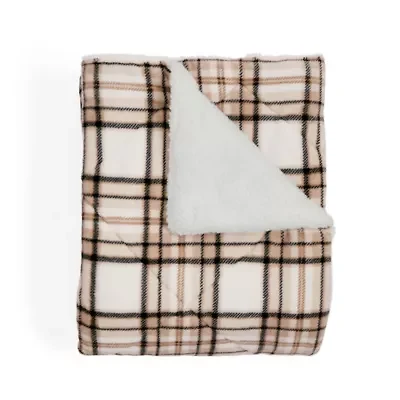 North Pole Trading Co. Mink To Sherpa Reversible Throw