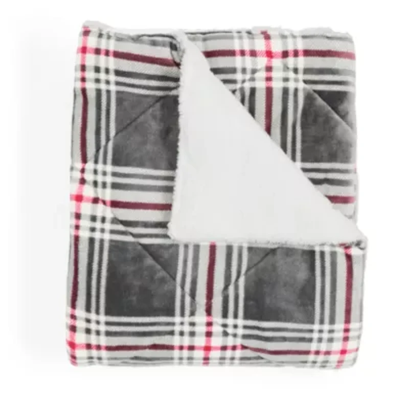 North Pole Trading Co. Mink To Sherpa Reversible Throw