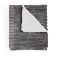 North Pole Trading Co. Mink To Sherpa Reversible Throw