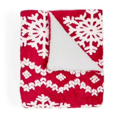North Pole Trading Co. Mink To Sherpa Reversible Throw