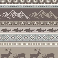 Linery Animal Stripe Reversible Quilt Set