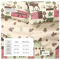 Linery Animal Mosaic Reversible Quilt Set