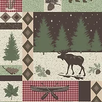 Linery Animal Mosaic Reversible Quilt Set