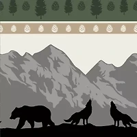 Linery Mountainscape Reversible Quilt Set