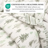 Linery Lodge Trees Reversible Quilt Set