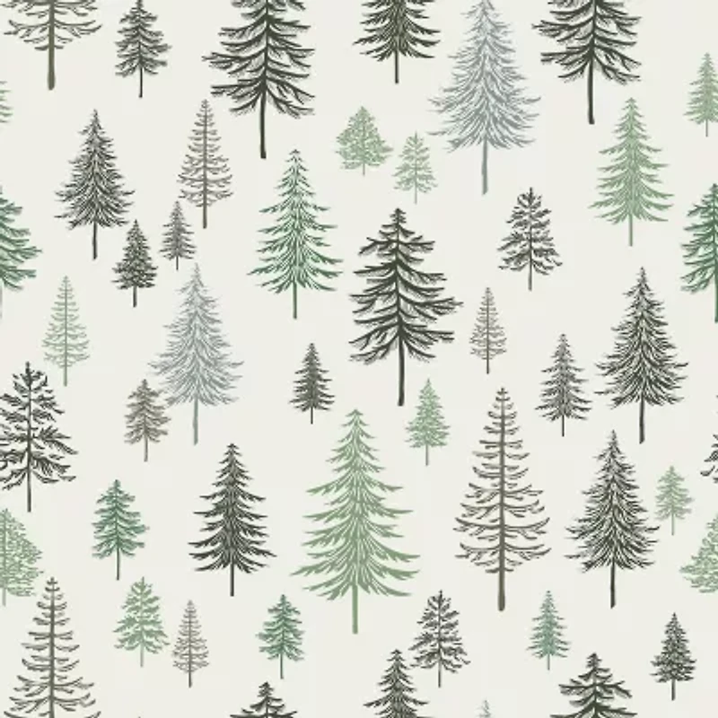 Linery Lodge Trees Reversible Quilt Set