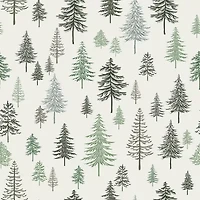 Linery Lodge Trees Reversible Quilt Set