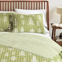 Linery Lodge Forest Reversible Quilt Set