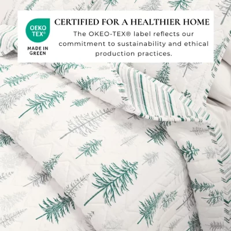 Linery Rustic Winter Quilt Set