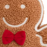 North Pole Trading Co. Gingerbread Man Figural Throw Pillow