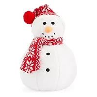 North Pole Trading Co. Snowman Figural Throw Pillow