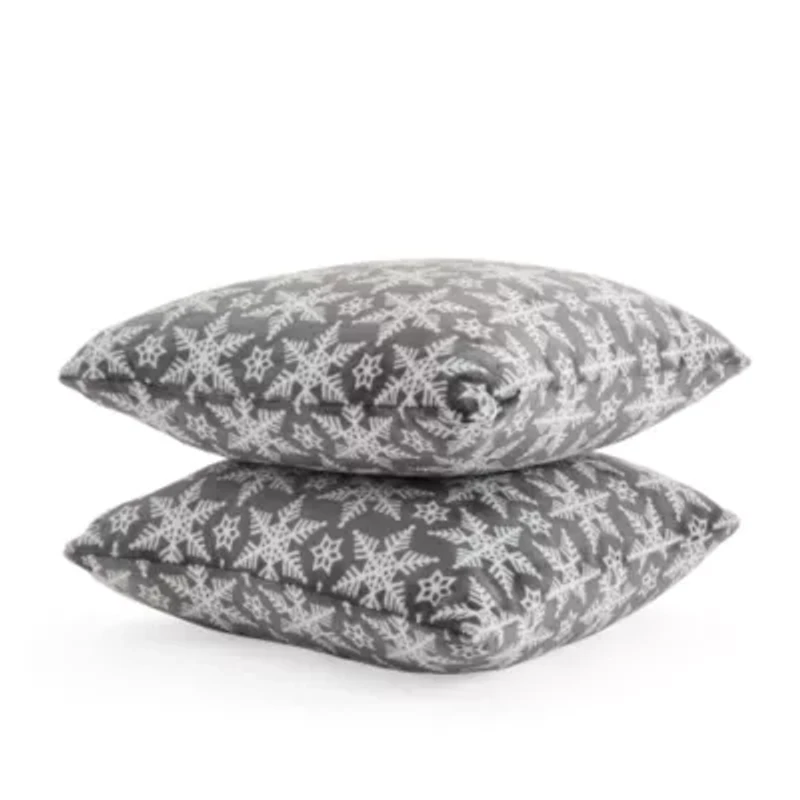North Pole Trading Co. Holiday 2-Pack Square Throw Pillow