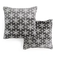North Pole Trading Co. Holiday 2-Pack Square Throw Pillow