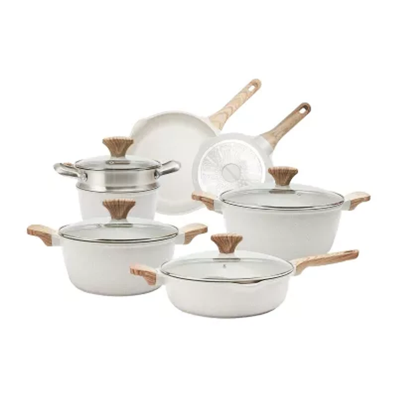 Country Kitchen 11-pc. Durable Non-Stick Cookware Set