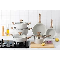 Country Kitchen 11-pc. Durable Non-Stick Cookware Set