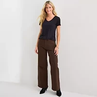 a.n.a Womens Scoop Neck Short Sleeve T-Shirt