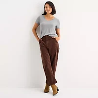 a.n.a Womens Scoop Neck Short Sleeve T-Shirt