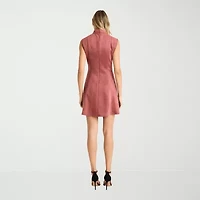 Clover And Sloane Womens Sleeveless Fit + Flare Dress