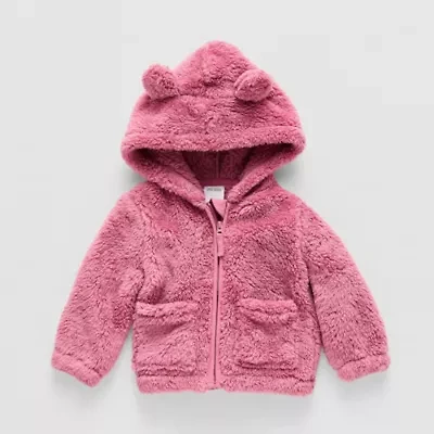 Okie Dokie Sherpa Baby Girls Midweight Jacket