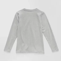Thereabouts Little & Big Kid Boys Crew Neck Long Sleeve Regular Fit Graphic T-Shirt