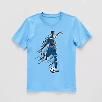 Xersion Little & Big Kid Boys Crew Neck Short Sleeve Regular Fit Graphic T-Shirt