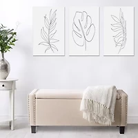 Corliving Boston Living Room Collection Storage Nailhead Trim Bench