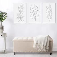 Corliving Boston Living Room Collection Storage Nailhead Trim Bench