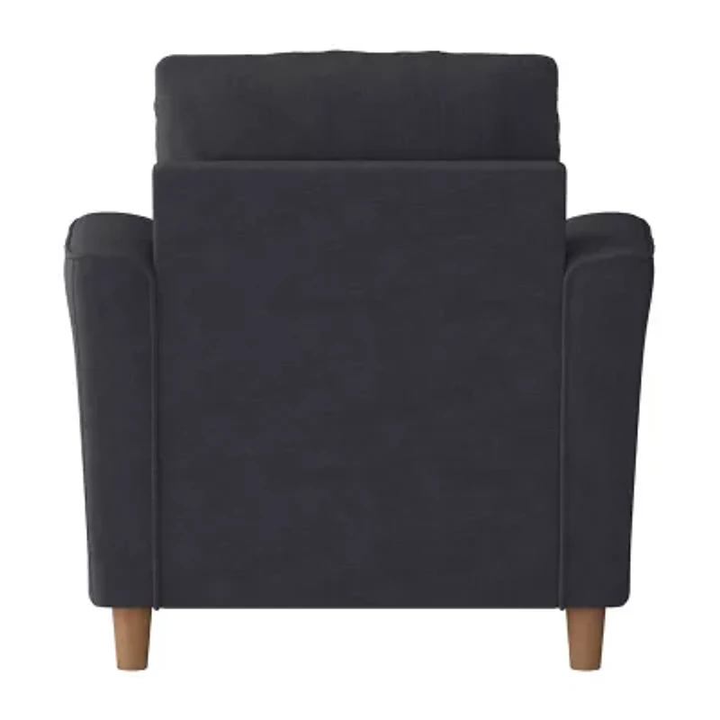 Corliving Georgia Living Room Collection Tufted Upholstered Armchair
