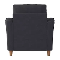 Corliving Georgia Living Room Collection Tufted Upholstered Armchair