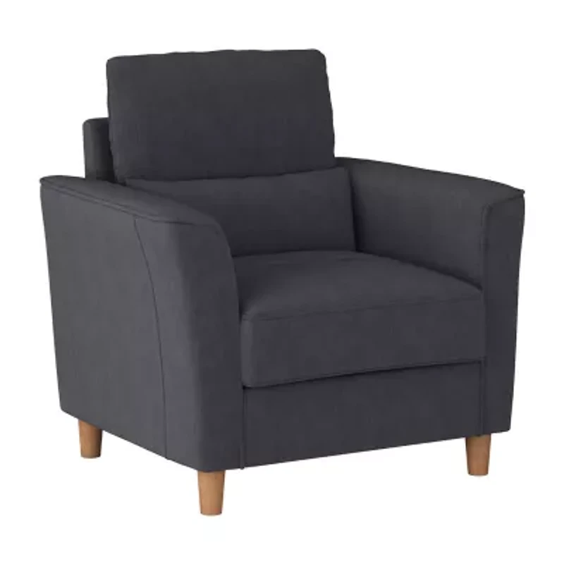 Corliving Georgia Living Room Collection Tufted Upholstered Armchair