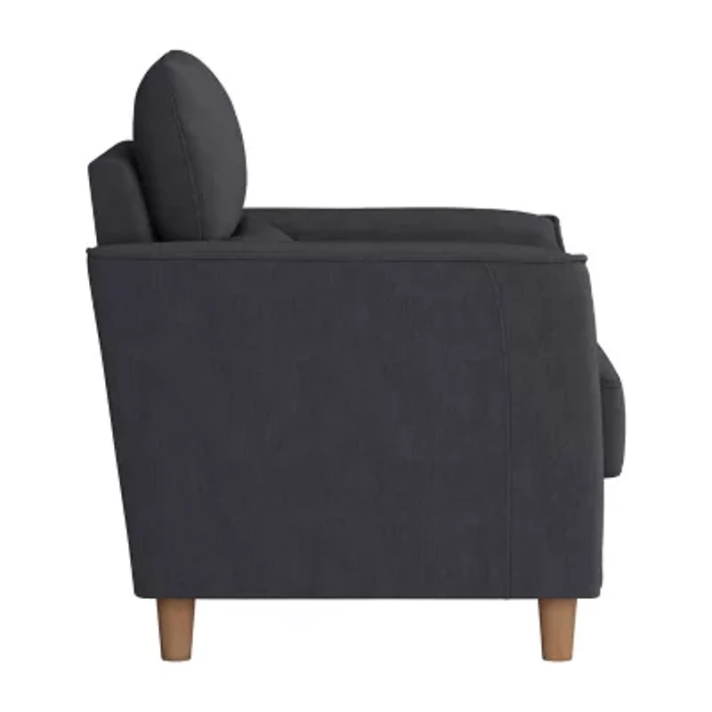 Corliving Georgia Living Room Collection Tufted Upholstered Armchair