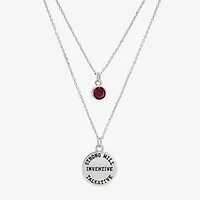 Sparkle Allure Womens Purple Crystal 2-pc. Necklace Set